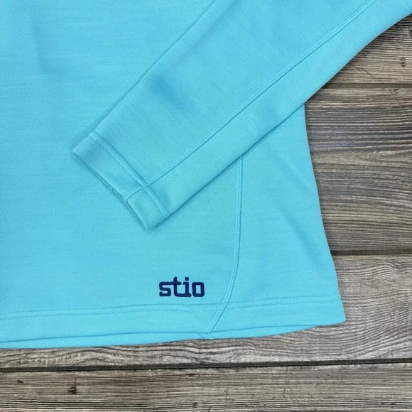 Stio Women's Gannett Peak Half Zip Fleece Pullover Blue Size‎ Medium NEW - Picture 5 of 12